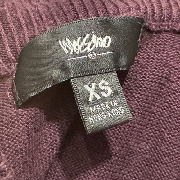 MOSSIMO 3/4 Sleeve Button-Down Cotton Blend Cardigan Sweater, Magenta, XS - Picture 13 of 15